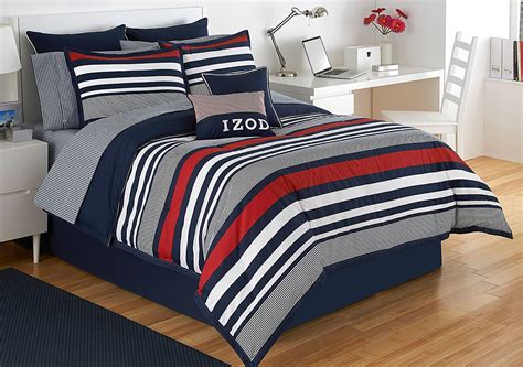 red white blue comforter|red and blue striped bedding.